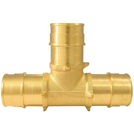 Valves Expansion Series Pipe Tee, 1 In, Barb, Brass, 200 Psi Pressure